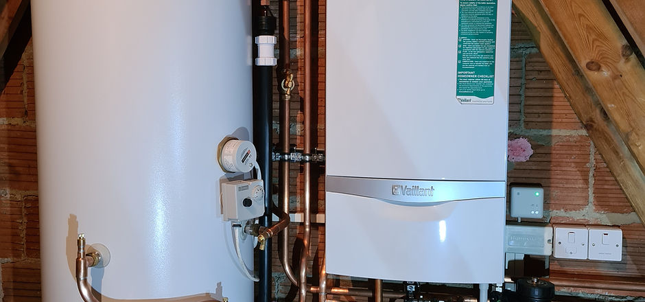 Boiler and Cylinder Installed