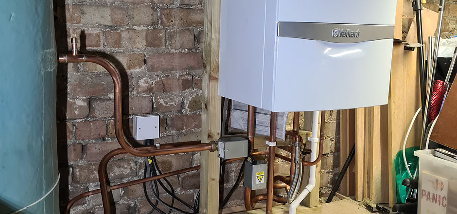 Traditional Boiler, Cylinder and Pipework