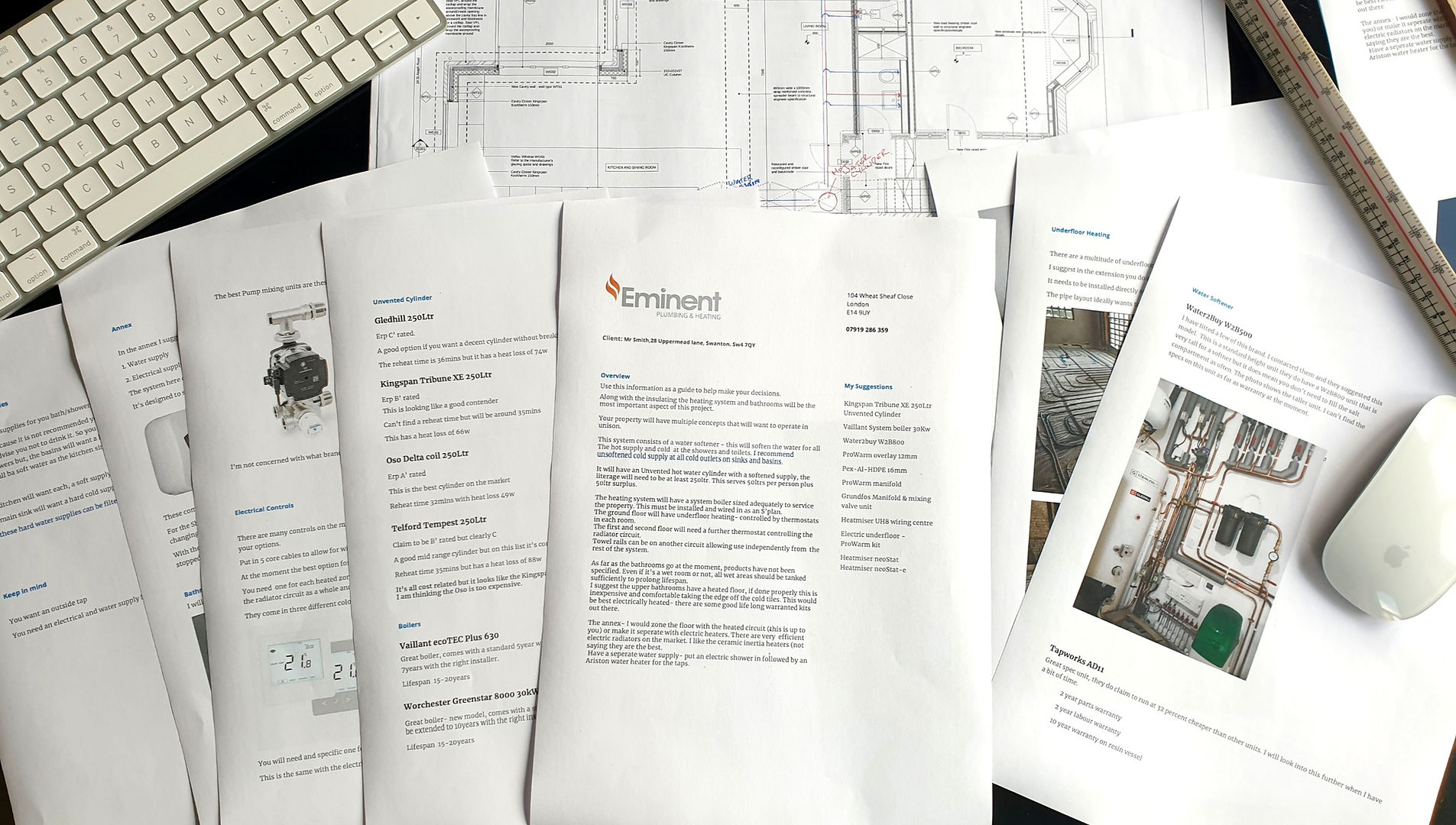 Paperwork and Technical Drawings